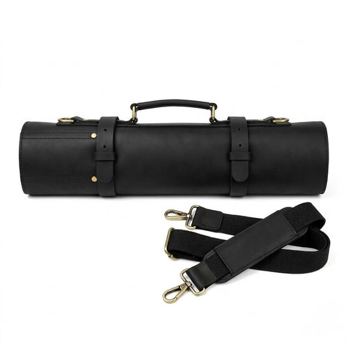 Full-Grain Leather Chef's Knife Roll