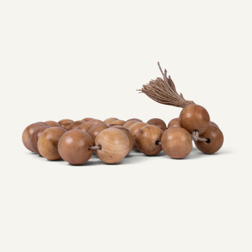 Decorative Wood Bead Garland