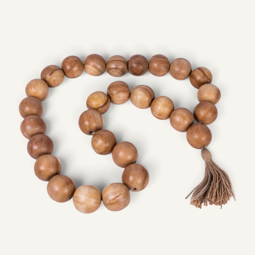 Decorative Wood Bead Garland