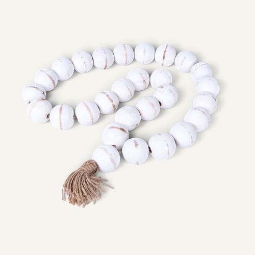 Decorative Wood Bead Garland
