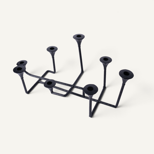 Linea Forged Iron Candelabra