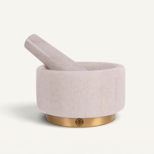 Marble Mortar and Pestle Set
