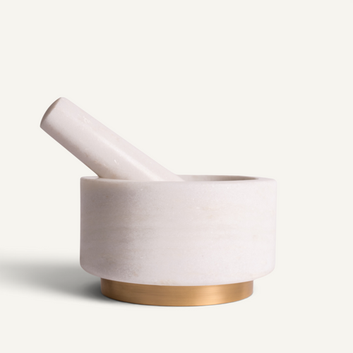 Marble Mortar and Pestle Set