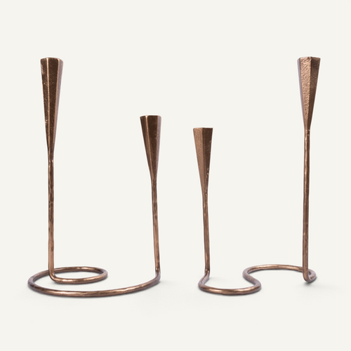 Onda Forged Iron Candelabra