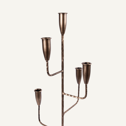 Rami Forged Iron Candelabra