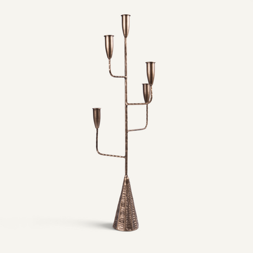 Rami Forged Iron Candelabra