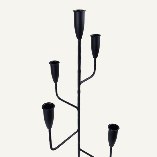 Rami Forged Iron Candelabra
