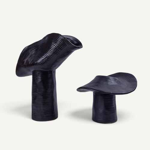 Crest Sculptural Ceramic Vase